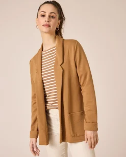 Longcardigan aus Ottoman-Jersey