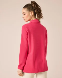 Longcardigan aus Ottoman-Jersey