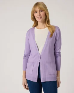 Longcardigan mit Taschen