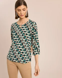 Longshirt mit Grafikdruck
