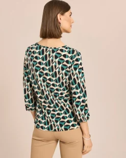 Longshirt mit Grafikdruck