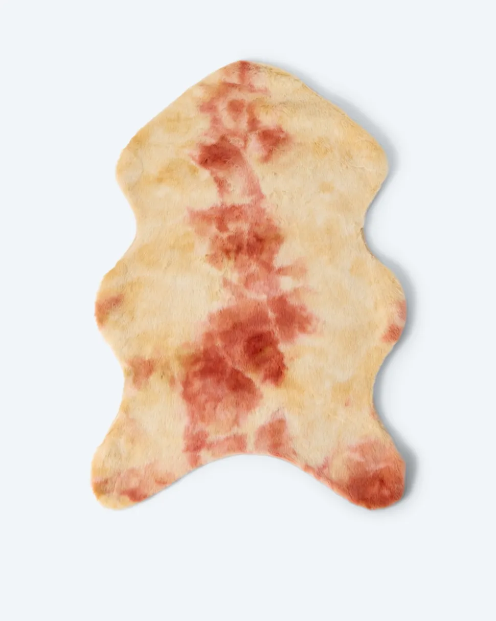 Läufer in Kaninchenfell-Optik "Batik"