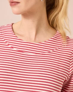 Lux Ottoman Sweater mit Streifen