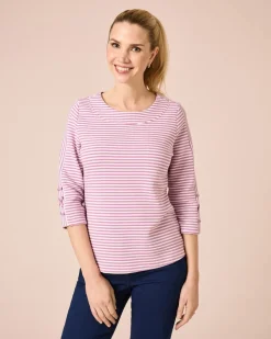 Lux Ottoman Sweater mit Streifen