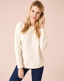 Lux Sweater mit Fledermaus-Ärmel