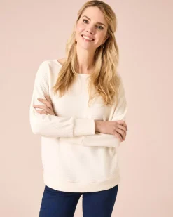 Lux Sweater mit Fledermaus-Ärmel