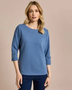 Lux Sweat Ottoman Jersey 3/4-Arm