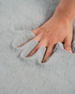 Luxus Hochflor Fell-Optik Sitzkissen, 2 Stk.