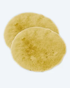 Luxus Hochflor Fell-Optik Sitzkissen, 2 Stk.