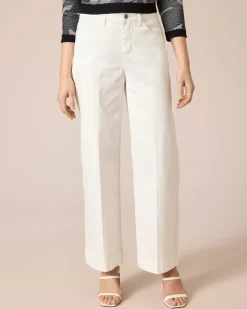 Marlenehose aus Twill