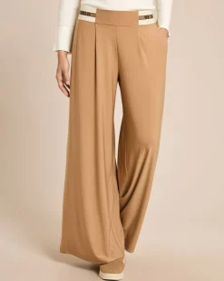 Marlenehose mit Logobund