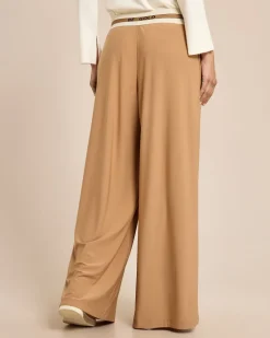 Marlenehose mit Logobund