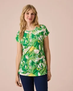 Midi-Shirt mit Print