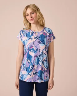 Midi-Shirt mit Print