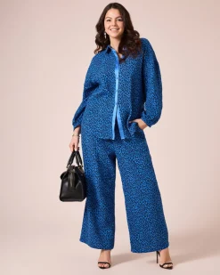Musselinhose mit Animal-Druck