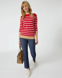 New Classic Bengalin Hose in Mélange/Jeans-Optik