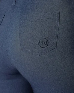New Classic Bengalin Hose in Mélange/Jeans-Optik