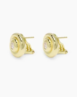 Ohrclipstecker mit Zirkonia