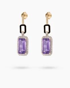 Ohrstecker mit Amethyst
