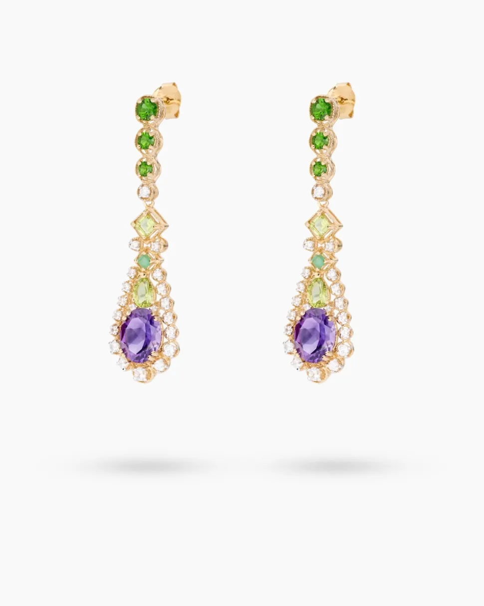Ohrstecker mit Amethyst