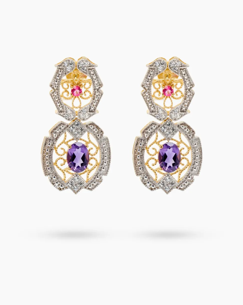 Ohrstecker mit Amethyst