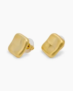 Ohrstecker mit gebürstetem Finish