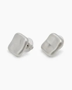 Ohrstecker mit gebürstetem Finish