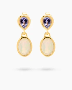 Ohrstecker mit Äthiopischem Opal