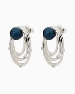 Ohrstecker MK-Perle 7 mm & ZIrkonia