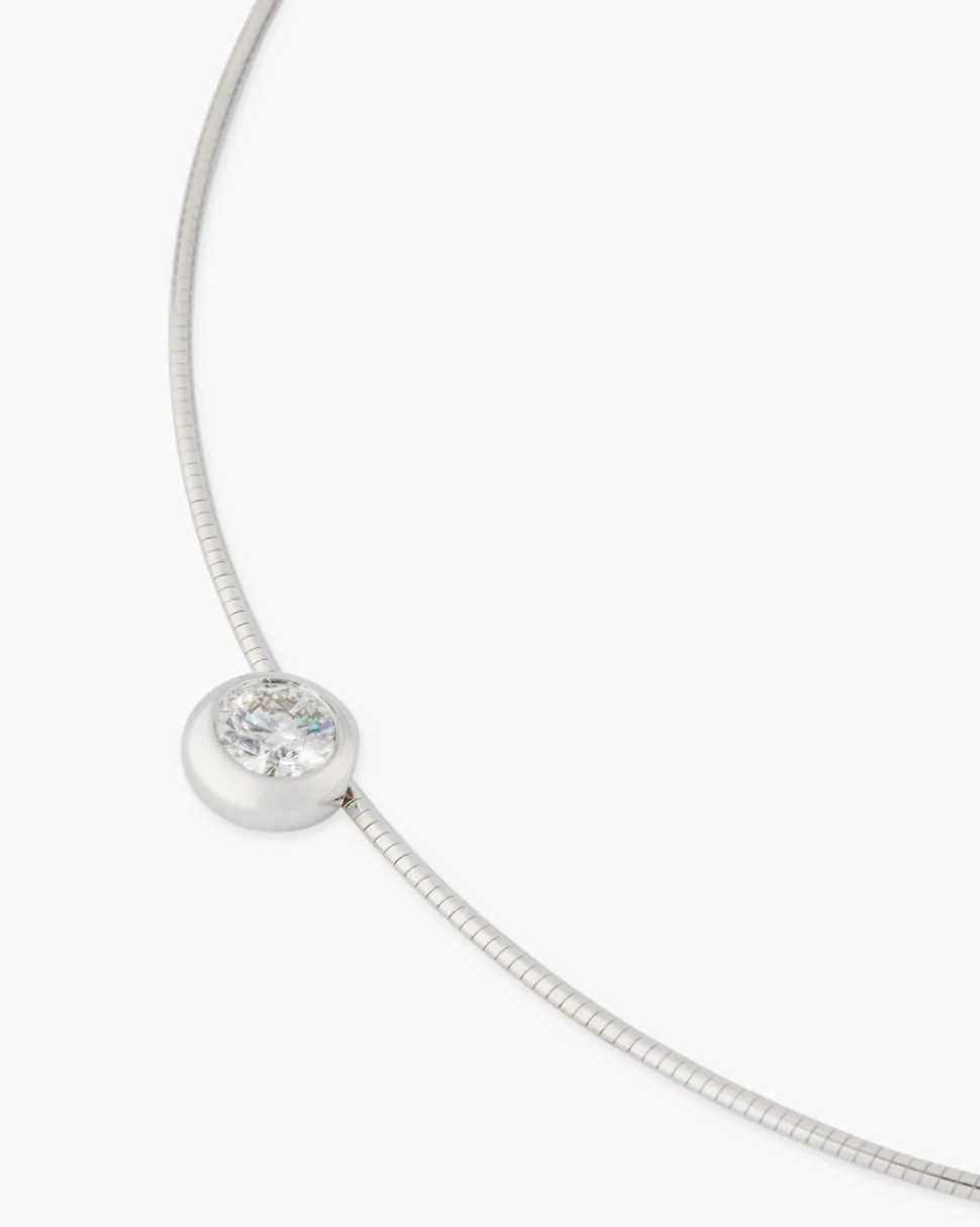 Omegareif mit Anhänger "Lab Grown" 1,00 ct