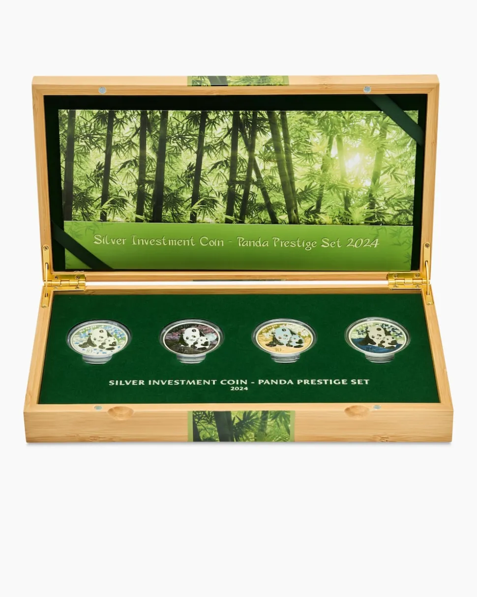 Panda Silber Investment Prestige-Set