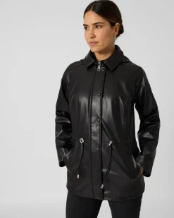 Parka aus Lederimitat