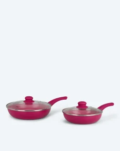 Pfanne + Glasdeckel, 2tlg.