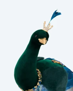 Pfauskulptur