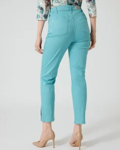5-Pocket-Hose mit Nietenbesatz