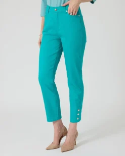 5-Pocket-Hose mit Nietenbesatz