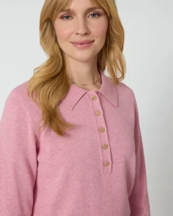 Polo-Pullover aus Bio-Baumwolle