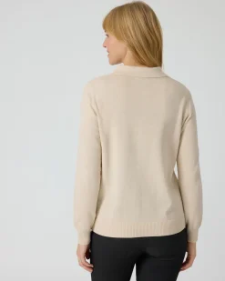 Polo-Pullover aus Bio-Baumwolle