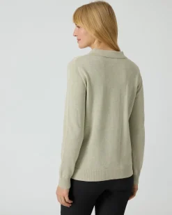 Polo-Pullover aus Bio-Baumwolle