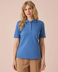 Poloshirt aus Piqué