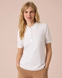 Poloshirt aus Piqué