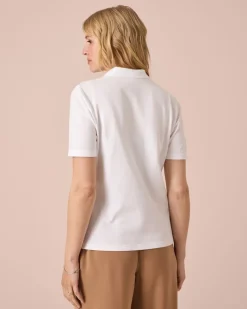 Poloshirt aus Piqué