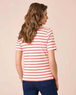 Poloshirt mit Streifen