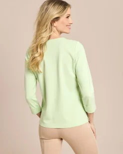 Ponte Shirt mit 3/4 Arm