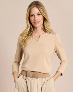 Ponte Shirt mit 3/4 Arm