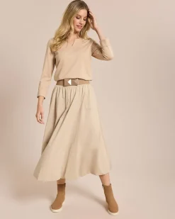 Ponte Shirt mit 3/4 Arm