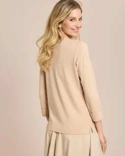 Ponte Shirt mit 3/4 Arm