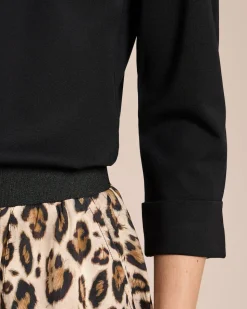 Ponte Shirt mit 3/4 Arm