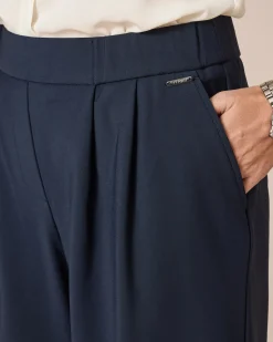 Power Stretch Bundfaltenhose