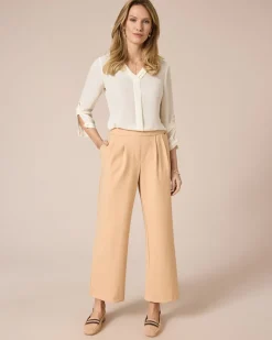 Power Stretch Bundfaltenhose
